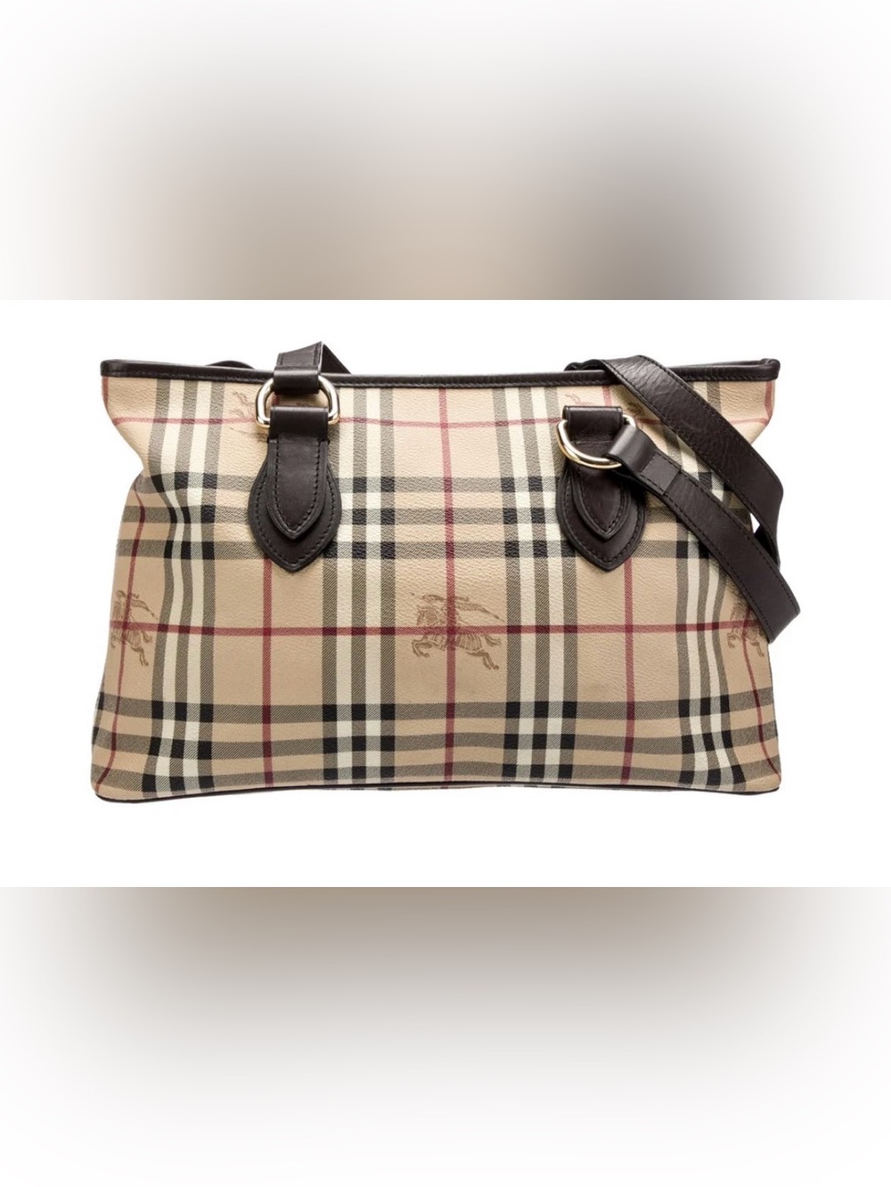 2000-2017 Haymarket Check Coated Canvas tote